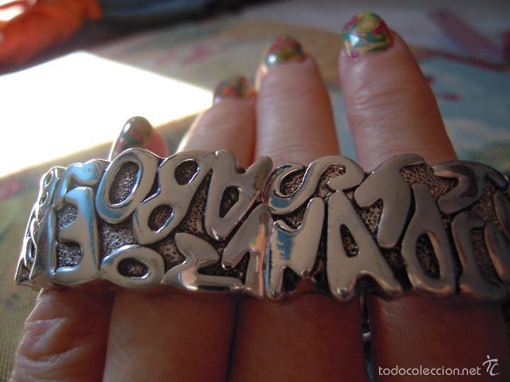 Nuevo: Pulsera letras plateada - Foto 3