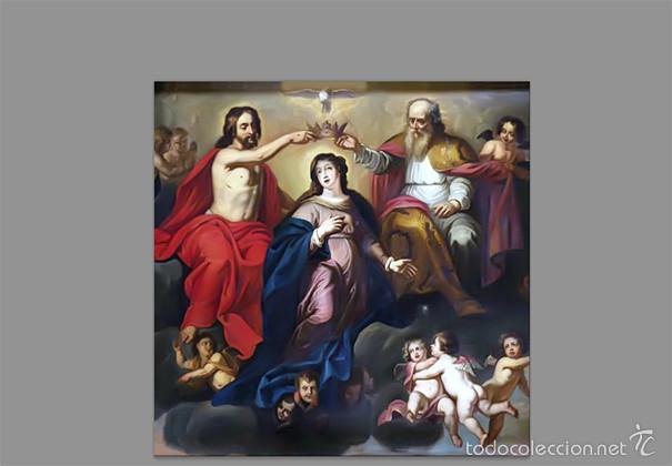 Nuevo: Azulejo 15x15 de la Coronaci&oacute;n de la virgen - Foto 1