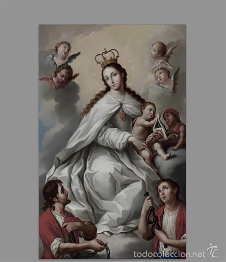 Nuevo: Bonito Azulejo 40x25 de la Virgen de la Merced - Foto 1