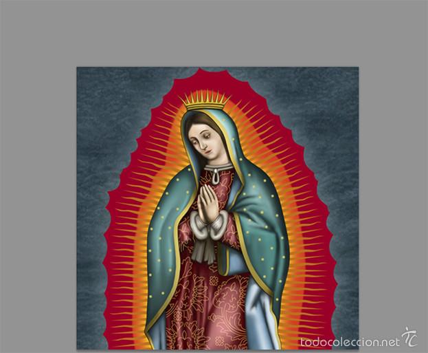 Nuevo: Azulejo 10x10 de la Virgen de Guadalupe - Foto 1