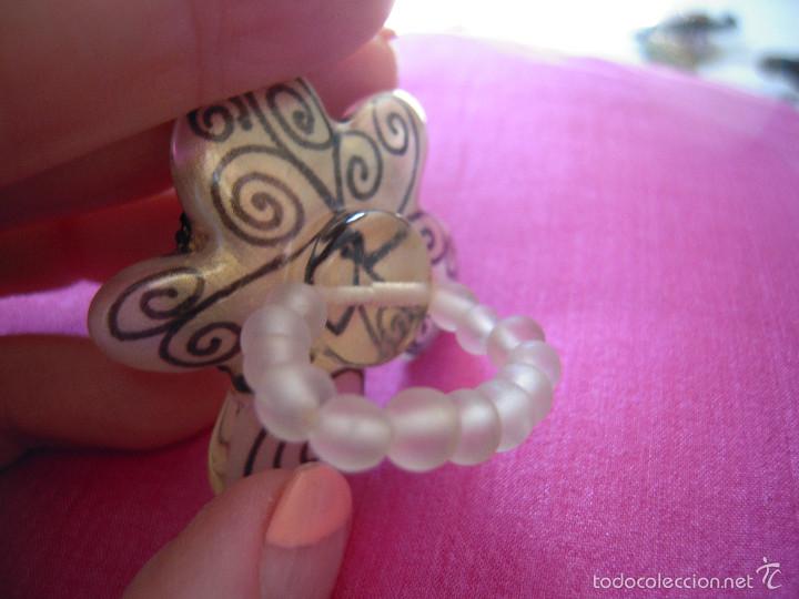 Nuevo: Anillo flor abstracta - Foto 2