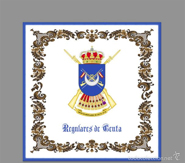 Nuevo: Azulejo 15x15 de los Regulares de Ceuta - Foto 1