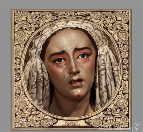 Neu: Azulejo 20x20 de Mar&iacute;a Sant&iacute;sima de los Dolores y Misericordia de Sevilla
