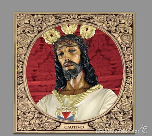 Nuevo: Azulejo 10X10 de Nuestro Padre Jes&uacute;s Cautivo de Malaga