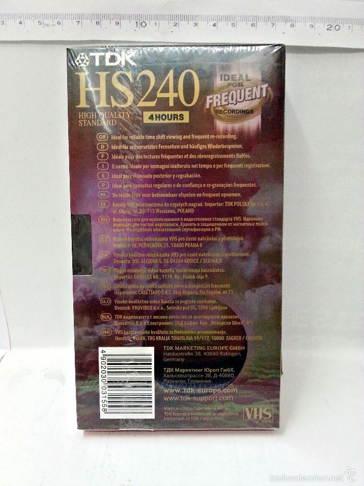 Nuevo: Cinta de video VHS TDK 4 horas precintada. - Foto 2