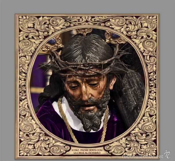 Neu: Azulejo 20x20 de Nuestro Padre Jes&uacute;s con la Cruz al Hombro de Sevilla