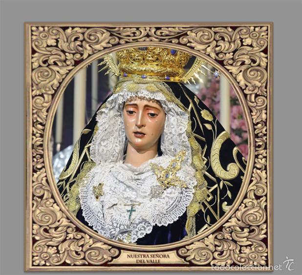 Neu: Azulejo 20x20 de Nuestra Se&ntilde;ora del Valle de Sevilla