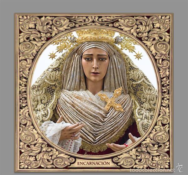 Neu: Azulejo 20x20 de Mar&iacute;a Sant&iacute;sima de la Encarnaci&oacute;n de Cordoba