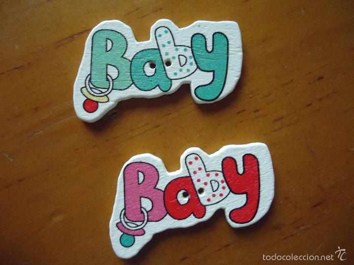 Novo: boton - pareja de botones infantiles - para sus confeccines, baby babys