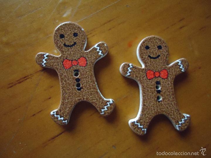 Novo: boton - pareja de botones infantiles - galletas galletitas molonas