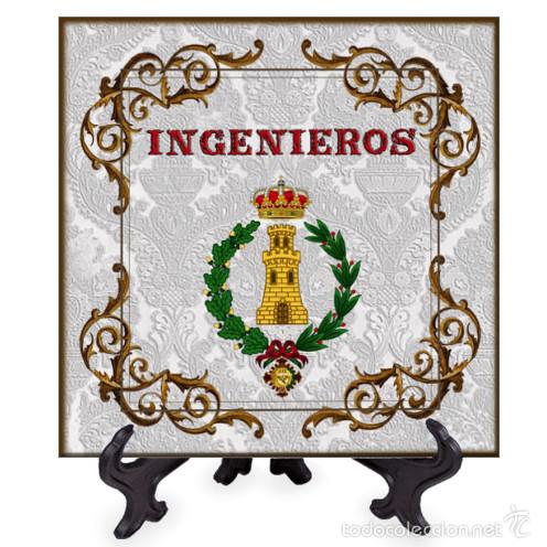 Nuevo: Azulejo 10x10 con el emblema de Ingenieros - Foto 1