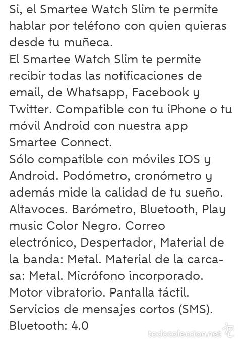 Nuevo: SMARTWATCH *SPC SMARTEE WATCH SLIM* NUEVO Y PRECINTADO - Foto 6