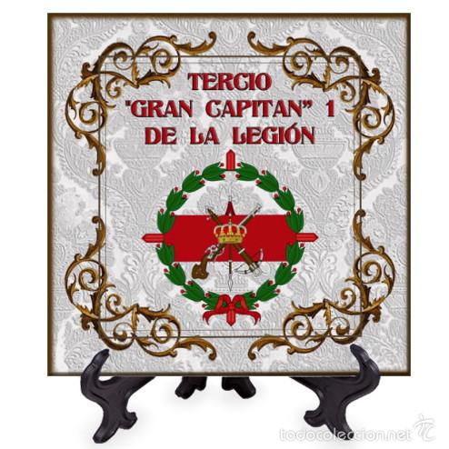 Nuevo: Azulejo 15x15 con el emblema del tercio Gran Capitan 1 de la Legi&oacute;n.