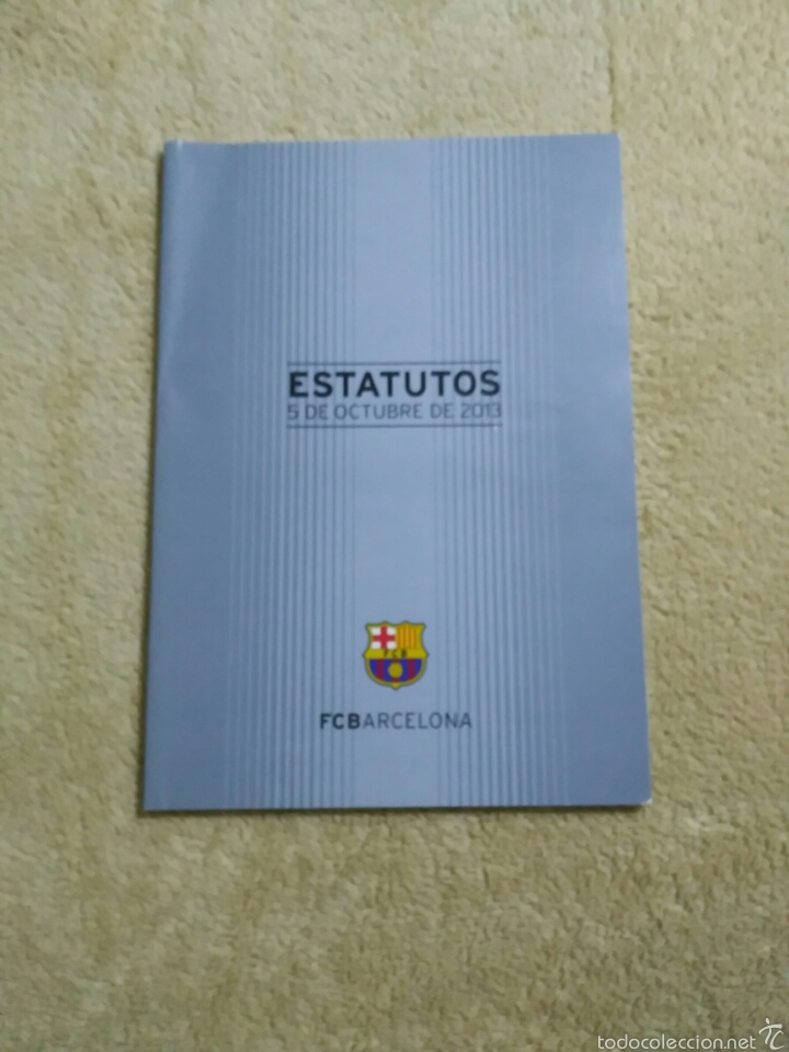 Nuevo: ESTATUTOS FCB NUEVO - Foto 1