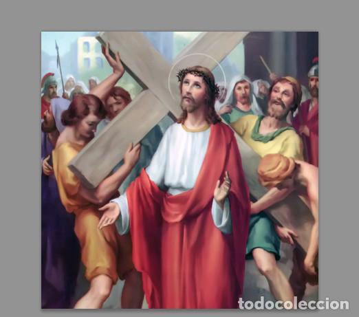 Nuevo: Azulejo 20x20 momento de la pasi&oacute;n de Cristo. - Foto 1