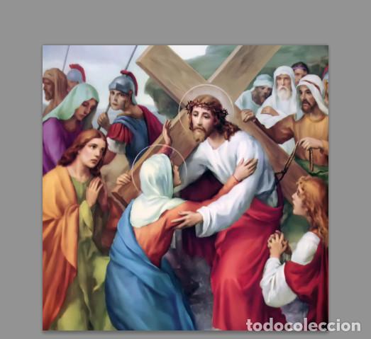 Neuf: Azulejo 20x20 momento de la pasi&oacute;n de Cristo.