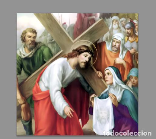 Azulejo 10x10 momento de la pasi&oacute;n de Cristo.