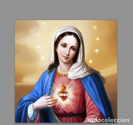 Nuevo: Azulejo 10x10 del Sagrado Coraz&oacute;n de Maria - Foto 1