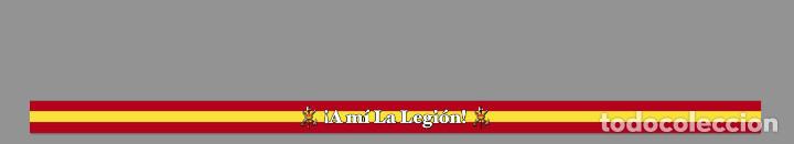 Nuevo: Pulsera de tela con el texto A mi la legi&oacute;n y la bandera de Espa&ntilde;a.
