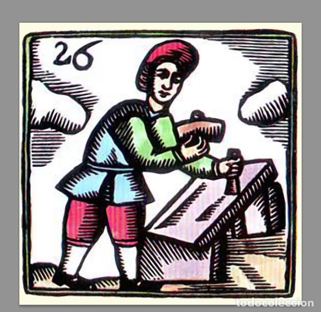 Neuf: Reproducci&oacute;n en Azulejo 20x20 oficio de los canteros