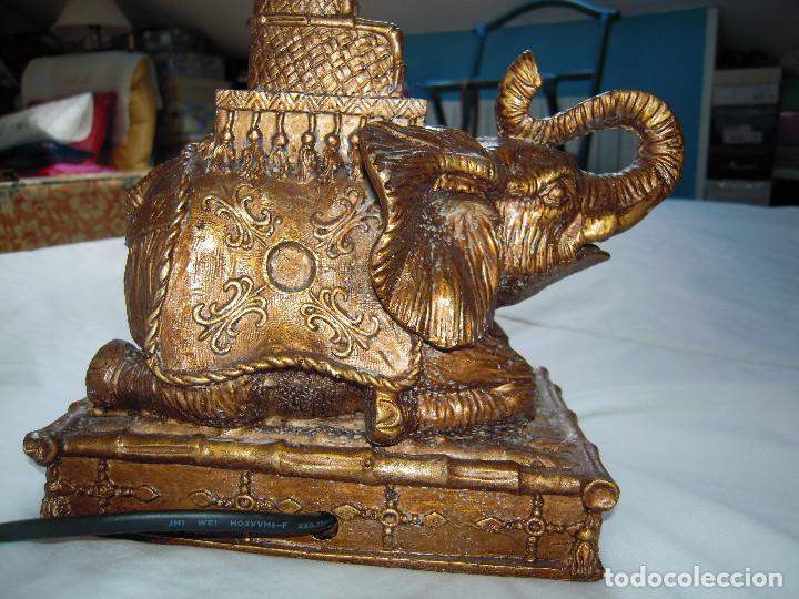 Nuevo: Pie l&aacute;mpara de mesa elefante - Foto 2