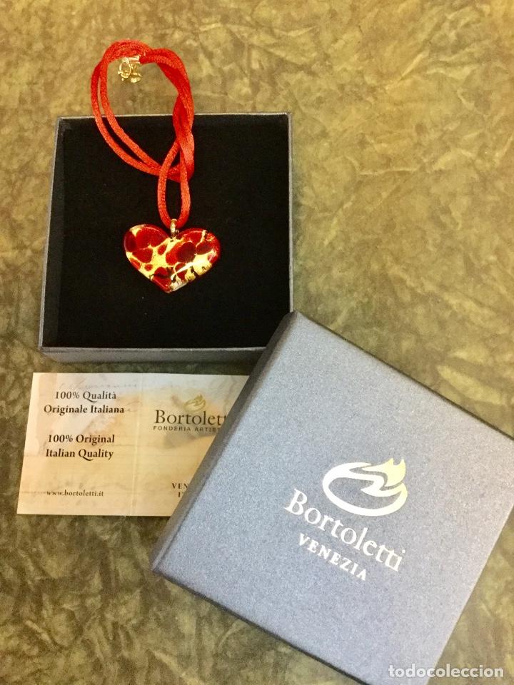 Nuevo: Colgante Murano. CUORE. CO120. Bortoletti. NUEVO - Foto 1