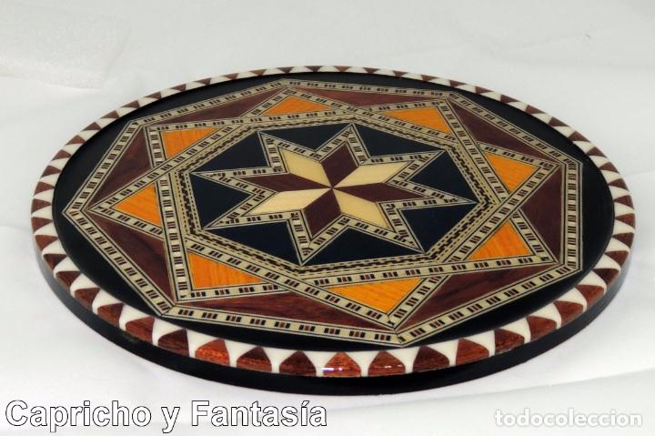 Nuevo: Taracea. Bandeja redonda n&ordm; 210 - Foto 2