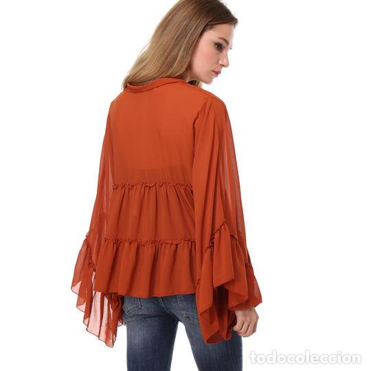 Nuevo: Blusa manga oversize teja talla 38 - Foto 2