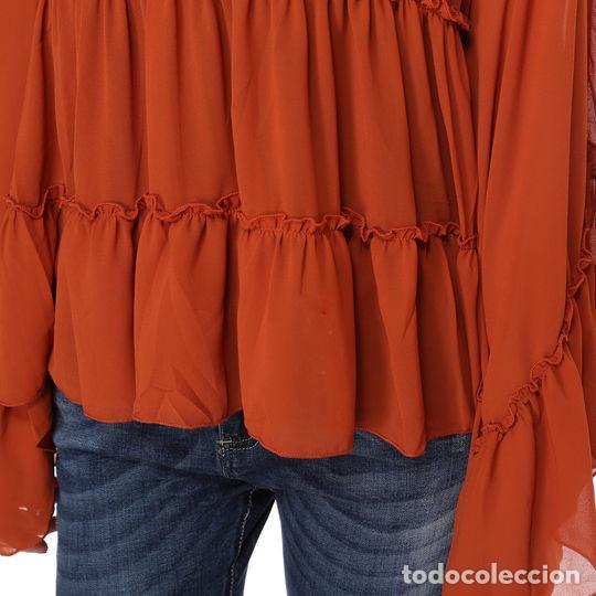 Nuevo: Blusa manga oversize teja talla 38 - Foto 3