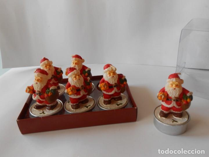 Nuevo: VELAS DECORACION MESA PAPA NOEL - Foto 1