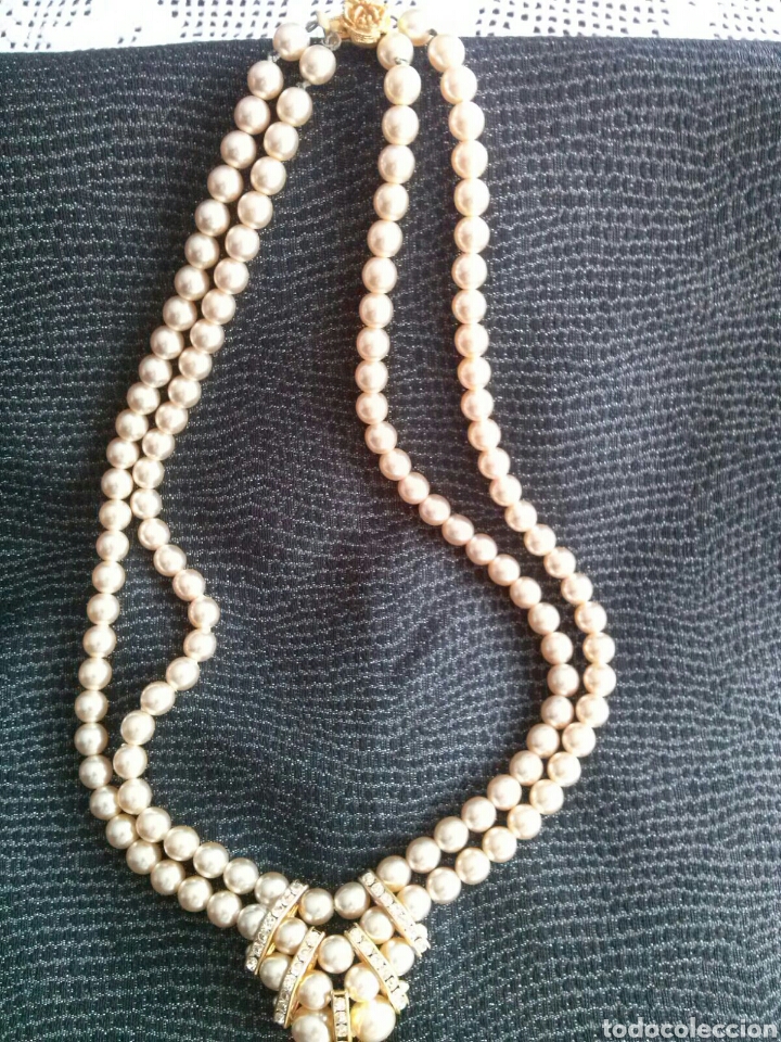 Nuevo: COLLAR PERLAS Y BROCHE - Foto 1