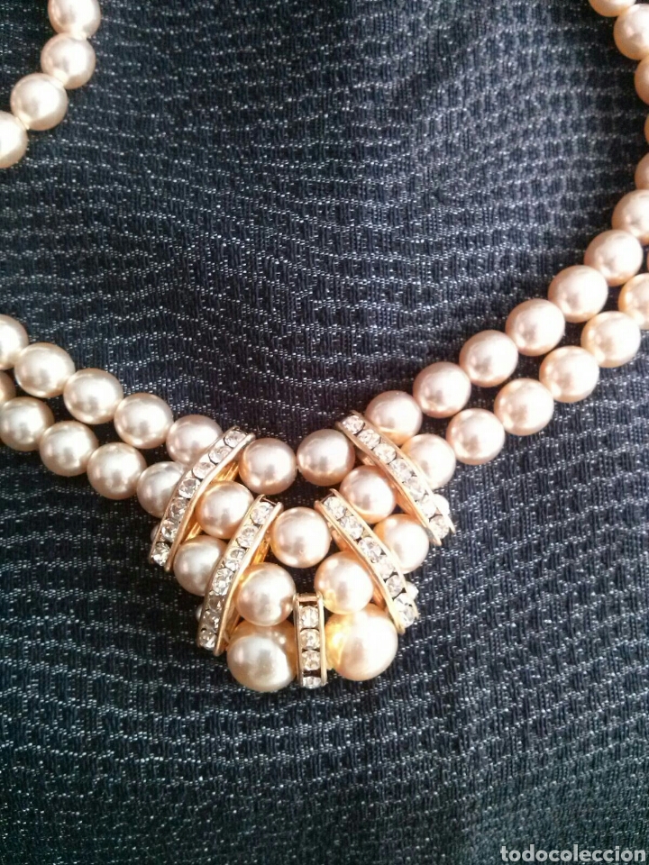 Nuevo: COLLAR PERLAS Y BROCHE - Foto 2