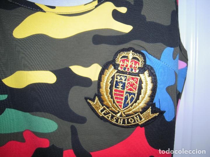 Nuevo: Vestido largo camuflaje multicolor talla S - Foto 2