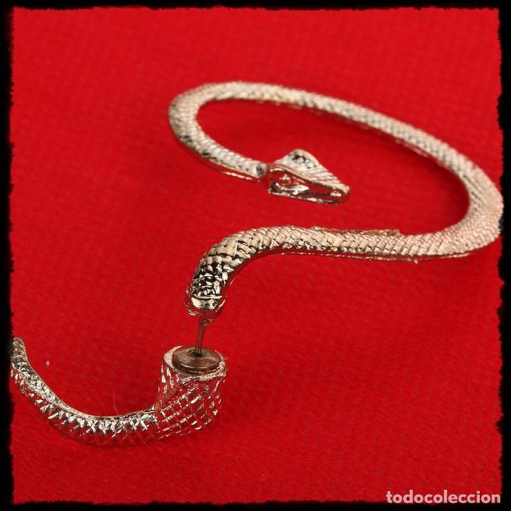 Nuevo: PENDIENTE SERPIENTE. LA SEPIENTE RODEA LA PARTE DE ARRIBA DE LA OREJA. - Foto 1