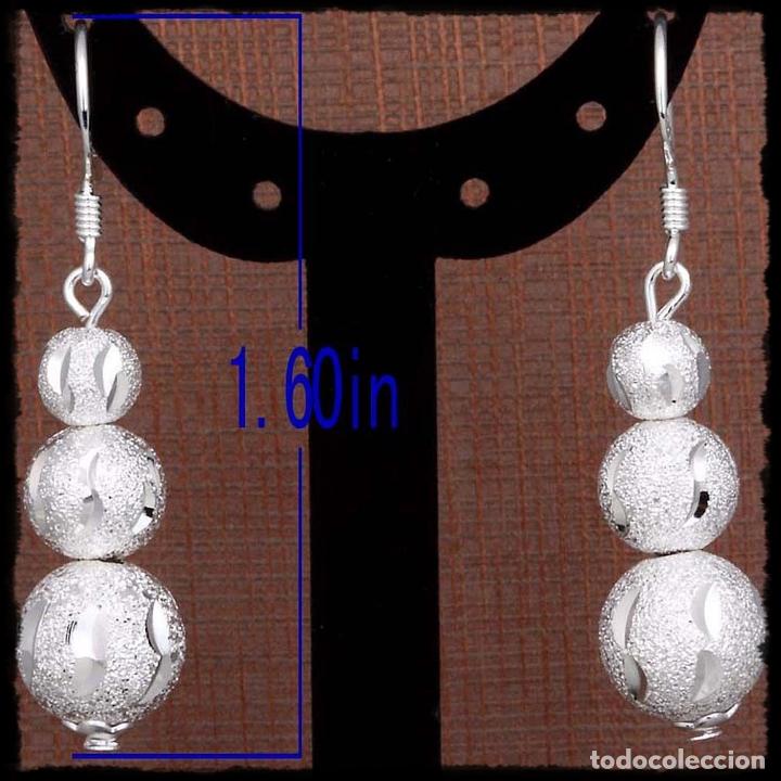 Nuevo: PRECIOS PENDIENTES BOLAS CHAPADOS EN PLATA - Foto 2