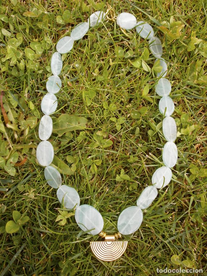 Nuevo: Collar de jade y colgante dorado - Foto 1