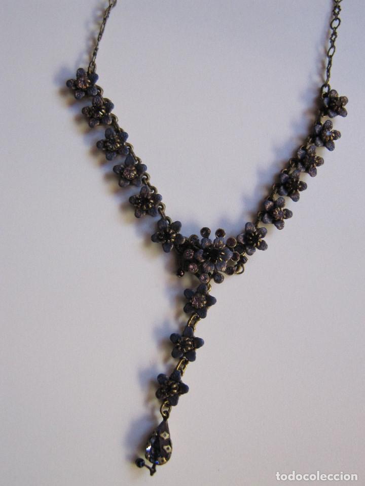 Nuevo: COLLAR FLORES LILAS MICHAL NEGRIN - Foto 1