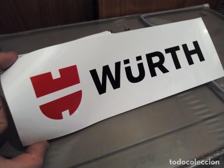 Nuevo: Pegatina WURTH tama&ntilde;o mediano - Foto 1