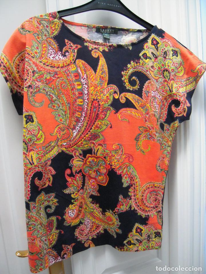 Nuevo: Camiseta estampada cachemir Ralph Lauren - Foto 1