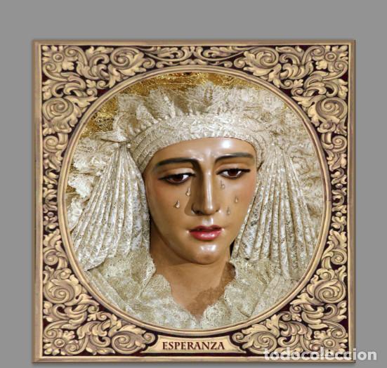 Nuevo: Azulejo 10x10 con la virgen de la Esperanza de Triana - Foto 1