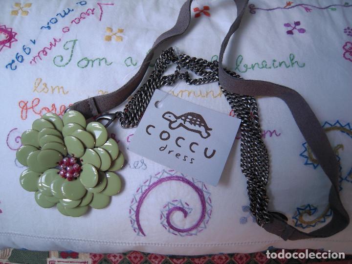 Nuevo: Original collar flor verde - Foto 1