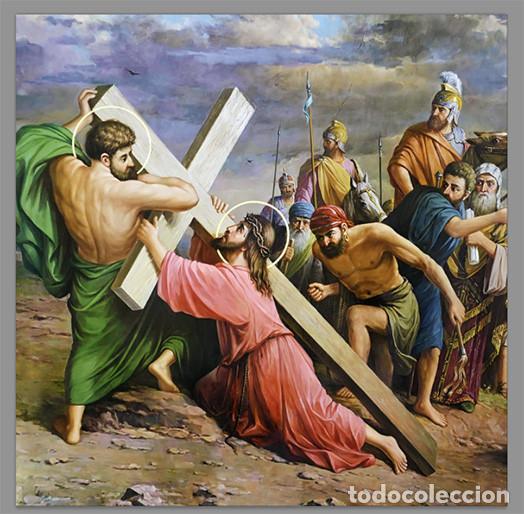 Nuevo: Azulejo 10x10 de la caida de Jesucristo. - Foto 1