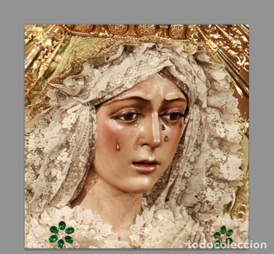 Nuevo: Placa madera 15x15 de la Virgen de la Macarena de Sevilla - Foto 1