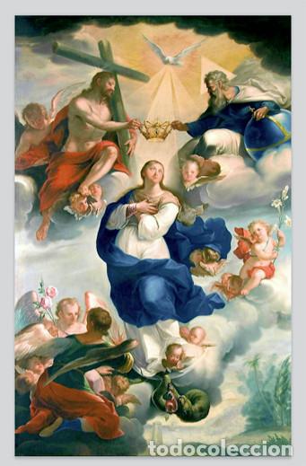 Nuevo: Placa madera 20x30 con la Inmaculada Concepci&oacute;n - Foto 1