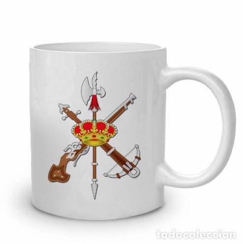 Nuevo: Taza de cer&aacute;mica con emblema de la Legi&oacute;n Espa&ntilde;ola