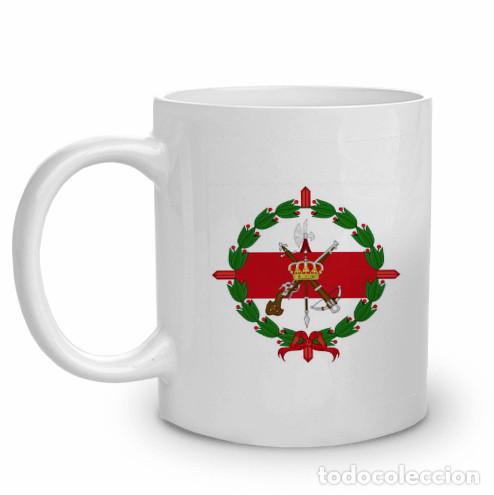 Nuevo: Taza de cer&aacute;mica con emblema del tercio Gran Capitan 1 de la Legi&oacute;n.