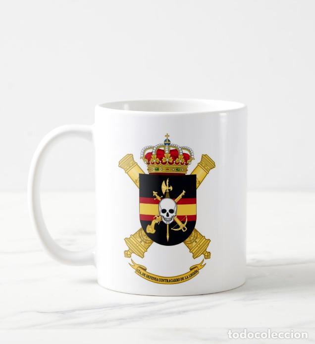 Nuevo: Taza de cer&aacute;mica con escudo de la Compa&ntilde;&iacute;a de Defensa Contracarro de la Legi&oacute;n