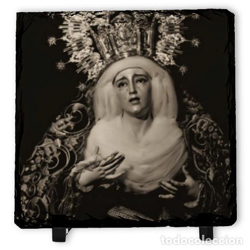 Nuevo: Preciosa Pizarra 10x10 de la Virgen de los Dolores y Misericordia de Sevilla