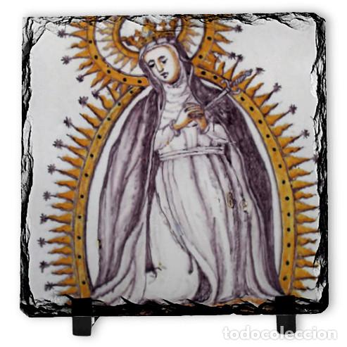 Nuevo: Pizarra 15x15 con virgen del Mayor Dolor