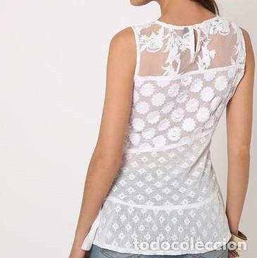 Nuevo: Top troquelado blanco talla M - Foto 2